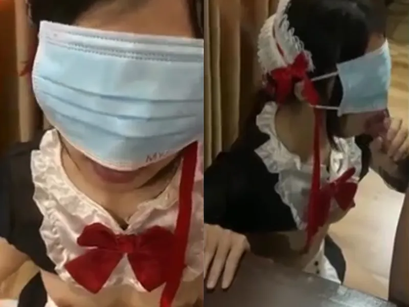 Ghệ việt dâm cosplay nô lệ tình dục liếm mút con chim điêu luyện